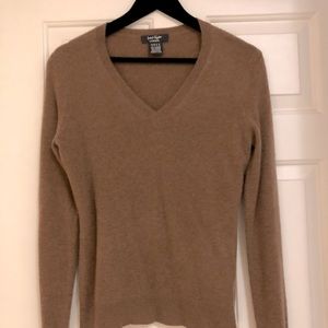Lord and Taylor Cashmere V Neck Sweater size small